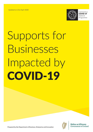 Supports for businesses impacted by COVID 19