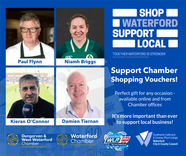 Waterford figures supporting local